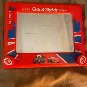 Rare Disney Pixar Lightening McQueen / TowMator EtchASketch
